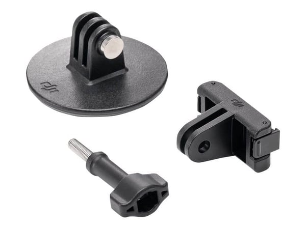DJI - Kit för vidhäftande bas - stödsystem - häftande montering - för DJI Osmo Action 3, Osmo Action 3 Adventure Combo Bundle