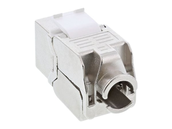 InLine® Keystone RJ45-sokkel / LSA-innsats, SNAP-In, Cat.6a smal design