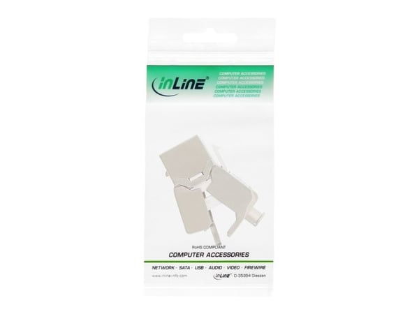 InLine® Keystone RJ45-sokkel / LSA-innsats, SNAP-In, Cat.6a smal design