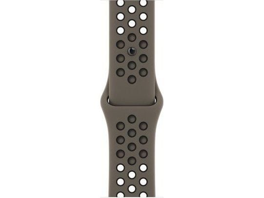 Apple Nike - Rem älykellolle - 41 mm - Almindelig størrelse - oliivinharmaa/musta