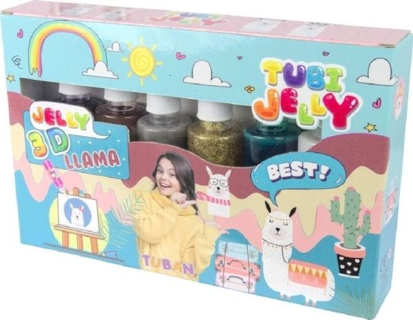 TUBAN Tubi Jelly-sett 6 farger - Lama