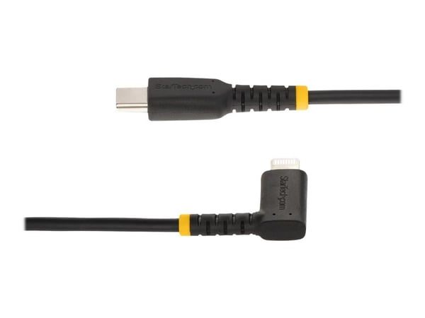 StarTech.com 3ft (1m) Kestävä USB-C Lightning-kaapeli - Oikea-kulmainen Heavy Duty Aramid-kuitu USB Type-C Lightning lataus-/synkronointijohto - Ap...