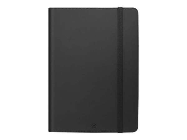 Celly BookBand - Vikbart fodral för surfplatta - Faxu-läder - svart - för Apple 10.9-inch iPad Air (4:e generation); 11-inch iPad Pro