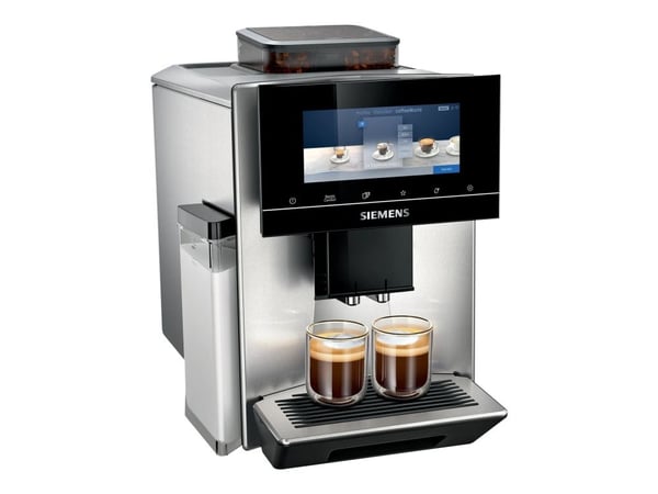 Siemens TQ903D03, Espressokone, 2,3 L, Kahvipavut, Sisäänrakennettu jauhin, 1500 W, Ruostumaton teräs