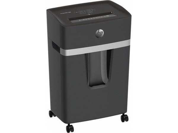 HP Pro Shredder 10MC paperisilppuri (turvataso 5, mikroleikkaus 2x15mm, enintään 10 arkkia 80g/m², 55dB)