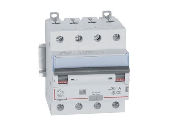 Yhdistelmäkytkin DX3 Automatsikr/HPFI C 25A 30mA 4P 6/10kA tyyppi A