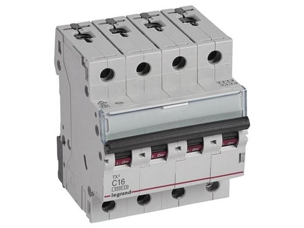 Automaattirengas TX3 C 16A 4P, 4M, 6/6kA