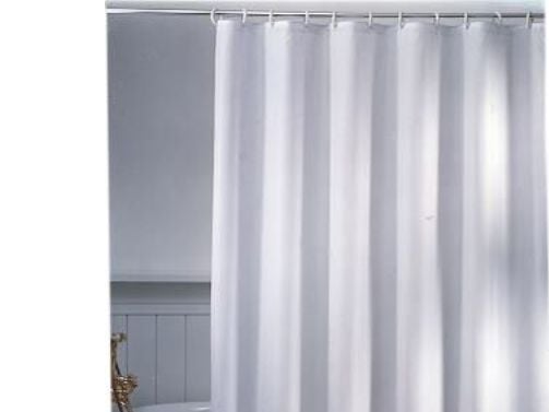 Forhæng Unicolor Miljø b:180 x h:240cm Hvid 12kovser U/bly/PVC