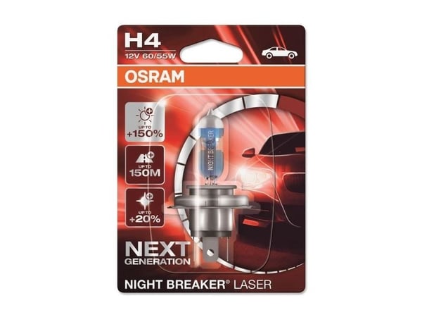 Osram Night Breaker Laser - H4 Bilpære
