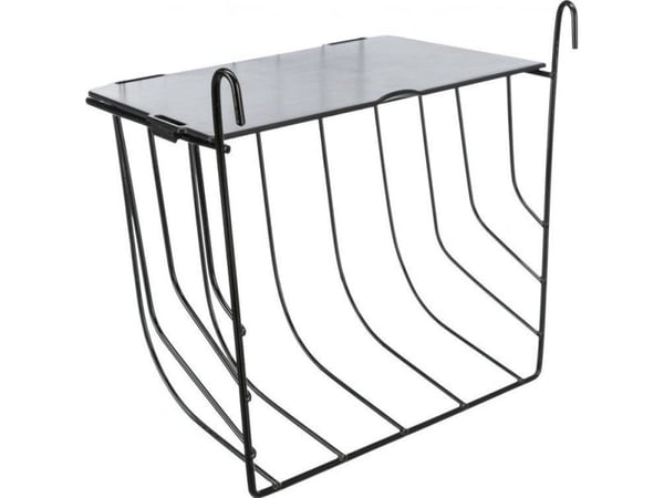 Trixie Høhæk til ophæng m. låg, metal, 20x18x12 cm, sort