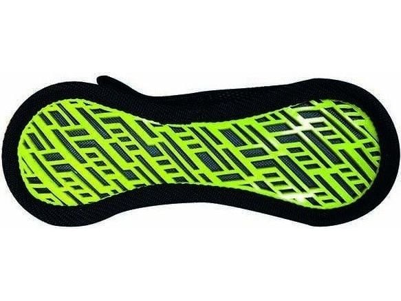 Zeus leke for trekking med stropp NERF Dog Force Grip Barbell, 16 cm x 6 cm