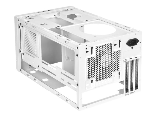 SilverStone SUGO SG14W - Kube - Mini-DTX - ingen strømforsyning (ATX / PS/2) - svart - USB/lyd
