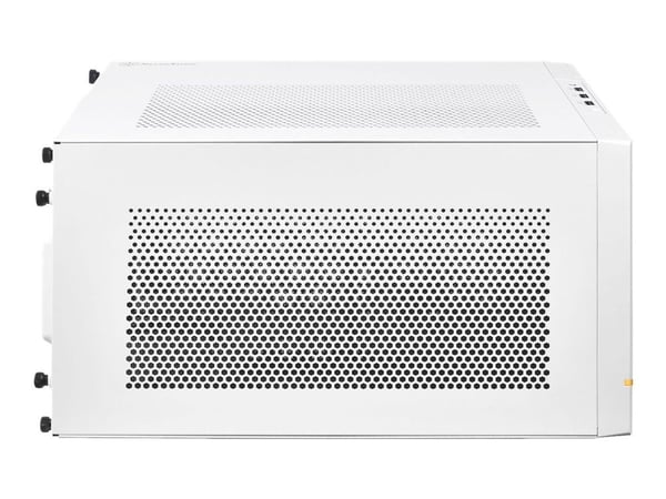 SilverStone SUGO SG14W - Cube - Mini-DTX - ingen strömförsörjning (ATX / PS/2) - svart - USB/ljud