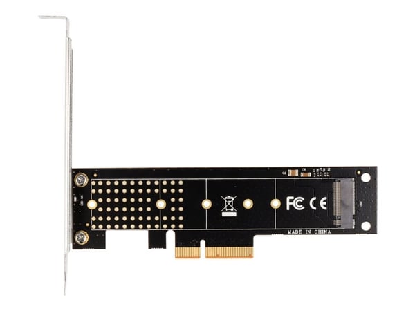Delock - Lagringskontroll - M.2 - M.2 NVMe-kort - lav profil - PCIe 4.0 x4