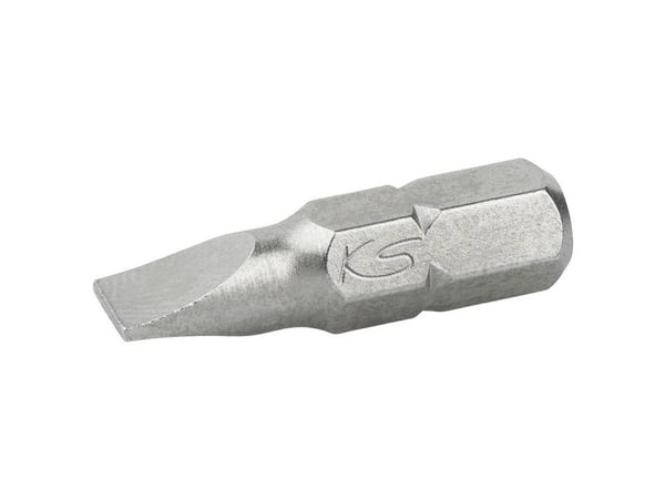 KS Tools 911.2237, Nikkeli, DIN 3126, ISO 1173 - C 6,3, 25 mm, 5 g, 25,4 / 4 mm (1 / 4"), Kahdeksankulmainen