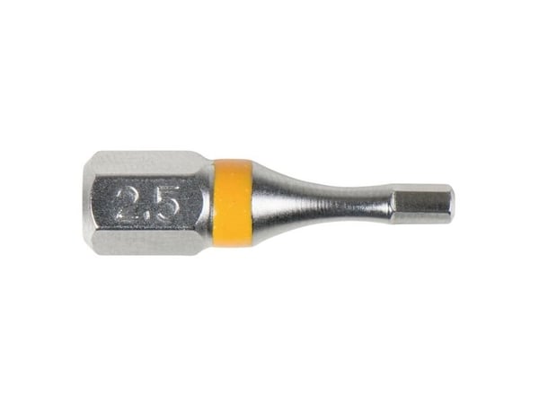 KS TOOLS Werkzeug-maschinen GmbH 1/4" TORSIONpower bit sekskantsokkel, 25 mm, 2,5 mm (918.3407)