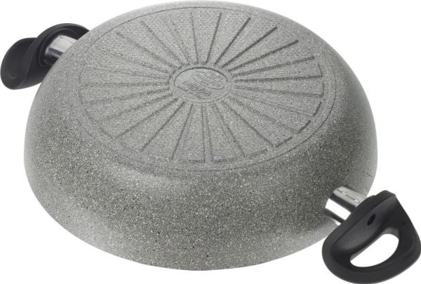 BALLARINI Ferrara dyb stegepande med 2 håndtag 28 cm granit FERG3K0.28D