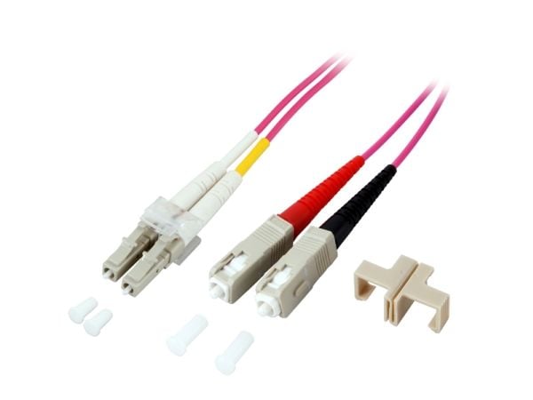 Alcasa LW-801LS4, 1 m, OM4, LC, SC