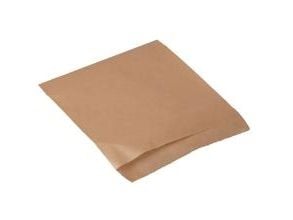 Burgerlomme L12xB12cm lille Kraft Papir/PE 40gr Brun FRA 107541-2 140x135mm,1000 stk/krt