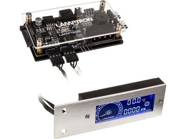 Lamptron TC20 PCI RGB-fläkt- och LED-styrning – silver