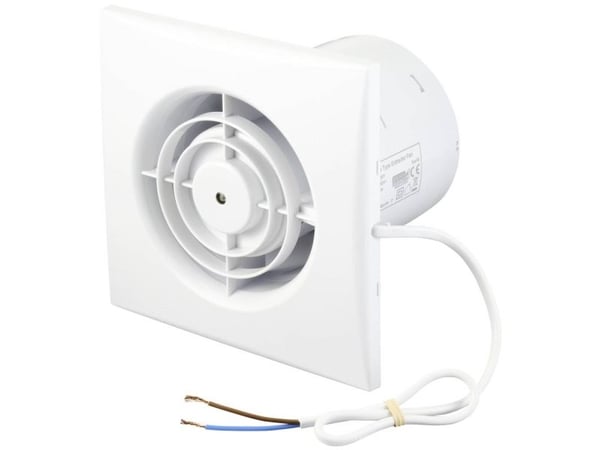 Sygonix vägg- och takfläkt 230 V/AC 130 m³/h 100 mm (SY-5233254)
