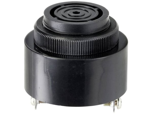 TRU COMPONENTS TC-10475808 Piezohälytin Melutaso: 80 dB Jännite: 12 V Jatkuva ääni 1 kpl