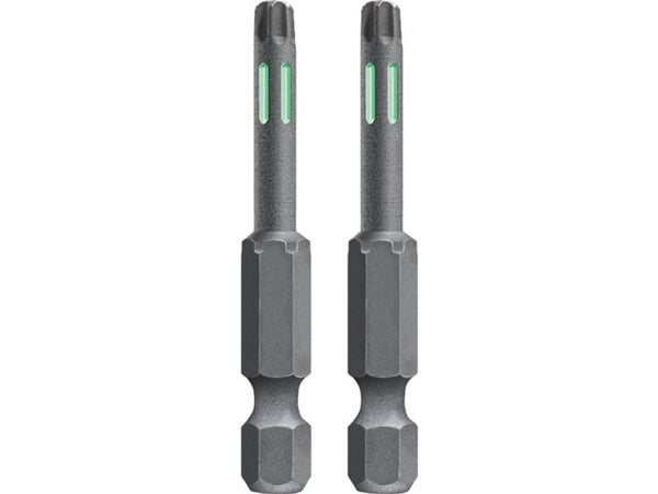kwb 122310, 2 stykker, Torx, T10, Stål, 50 mm, 25,4 / 4 mm (1 / 4")
