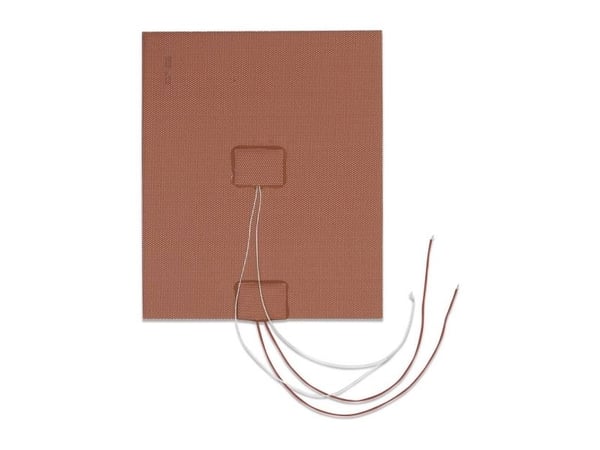 Thermo TECH silikon värmefolie glasfiberförstärkt 230 V 1000 W IPX7 200x240 mm