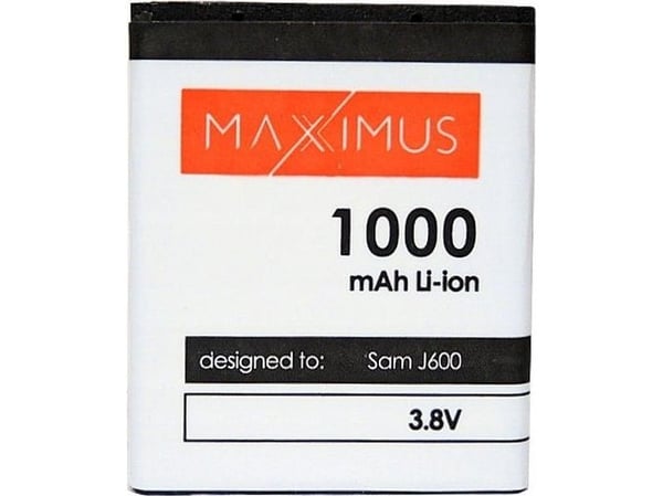 Batteri Maxximus BAT MAXXIMUS SAM J600 1000 mAh Li-ion AB483640BU