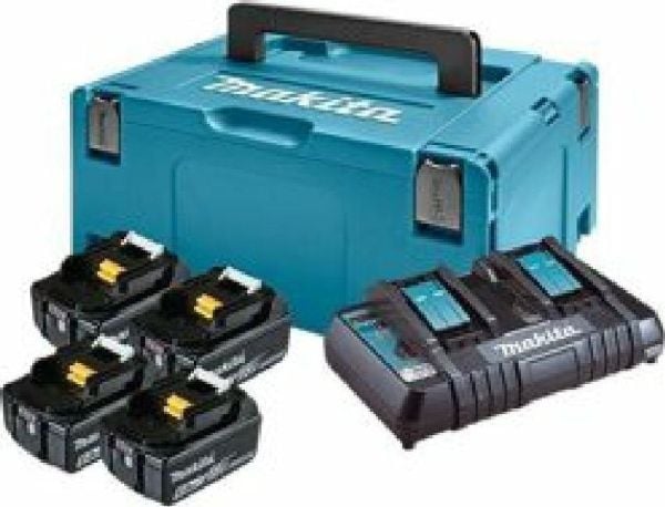 Makita LXT - Batterilader + batteri 4 x - Li-Ion - 6 Ah - 108 Wh