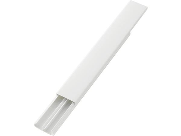 Sygonix SY-5045582 Johtokanava (L x S x K) 2 m x 30 mm x 11,2 mm 1 kpl Valkoinen (SY-5045582)