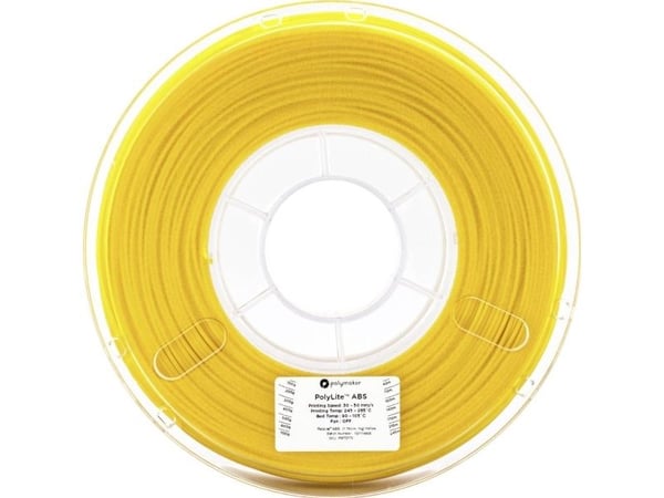 Polymaker 70176 Filament ABS-plast lukt mild 2,85 mm 1 kg Gul PolyLite 1 stk