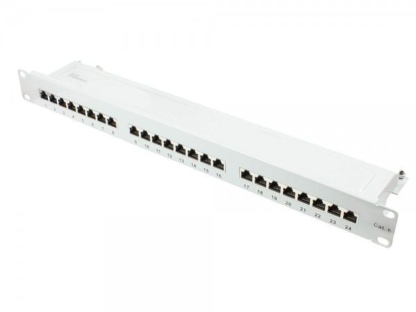 Alcasa GC-N0138, Gigabit Ethernet, RJ45, Cat6, 22/26, Grå, Stål