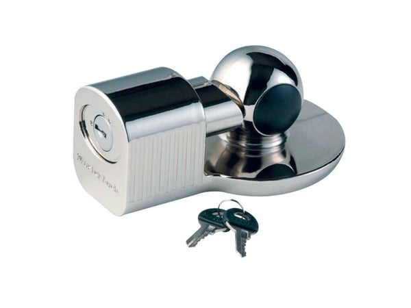 MASTER LOCK 377EURDAT, Vetoaisan lukko, Hopea, Litteä avain, 2 kpl, Trailer, Rekka, 48,51,59 mm