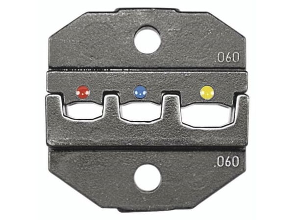 Rennsteig 624 060 3 crimp-innsats 0,5–6 mm² isolerte koblinger krympeinnsats for uisolerte kabelsko 0,5 til 6 mm²