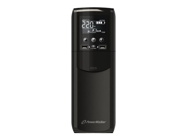 PowerWalker VI 1000 CSW FR - UPS - AC 170 - 280 V - 600 Watt - 1000 VA - 10 At - USB - utgangskontakter: 4