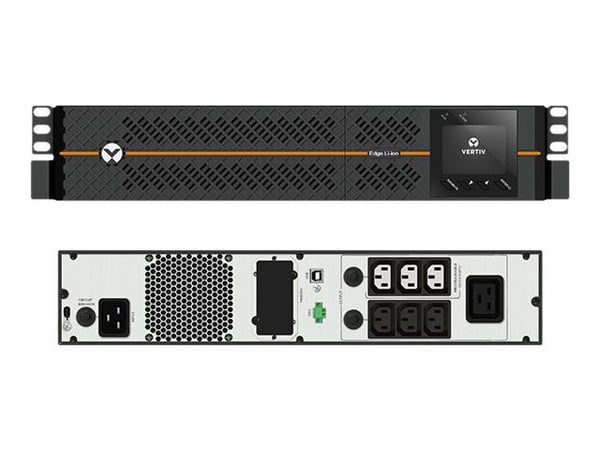 Vertiv EDGE - UPS (rackmonterbar/ekstern) - AC 230 V - 1980 watt - 2200 VA - USB - utgangskontakter: 7 - 2U
