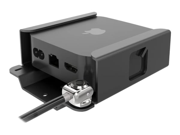 Compulocks Apple TV Security Mount (4K 3rd Gen) (2022) - Monteringssett (sikkerhetsbrakett, låsehodeenhet) - Ventilert - for medieboks - låsbar - h...