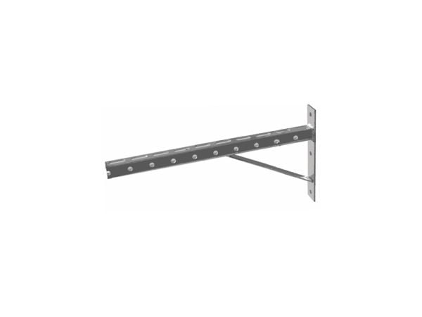 Console with support Haushalt HH81306, 400x20 mm, grey