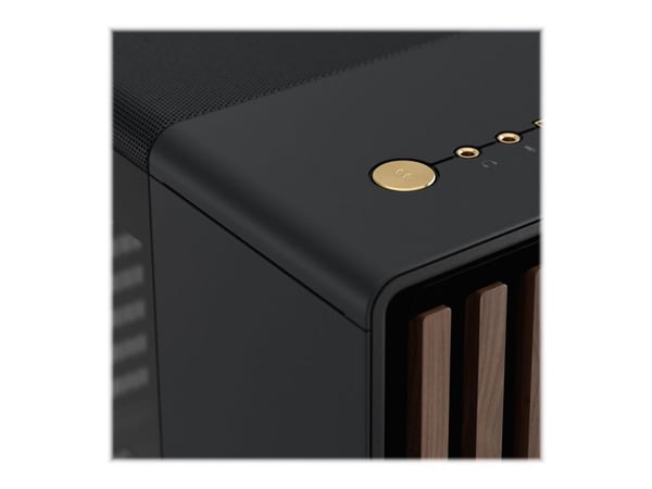 Fractal Design North - Mid tower - ATX - sidepanel med vindu (farget glass) - ingen strømforsyning (ATX) - trekullsort - USB/lyd