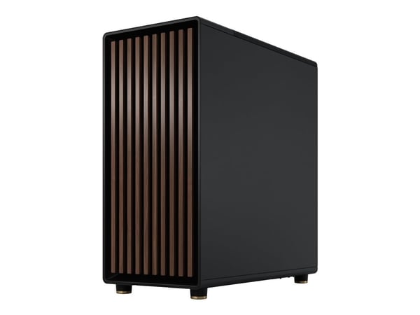 Fractal Design North - Mid tower - ATX - genomskinlig sidopanel (tonat glas) - ingen strömförsörjning (ATX) - kolsvart - USB/ljud Fractal Design North - Mid tower - ATX - genomskinlig sidopanel (tonat glas) - ingen strömförsörjning (ATX) - kolsvart - USB/ljud