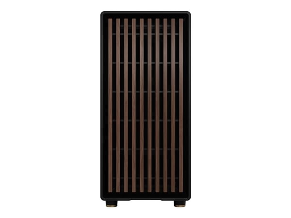 Fractal Design North - Mid tower - ATX - sidepanel med vindu (farget glass) - ingen strømforsyning (ATX) - trekullsort - USB/lyd