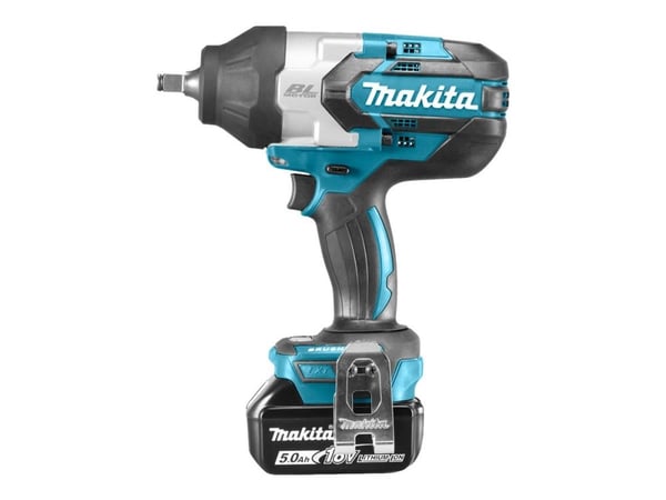 Makita DTW1002RTJ - Støtskiftenøkkel - trådløs - 3 hastigheter - 1/2" firkantdrev - 1000 N·m - 2 batterier - 18 V