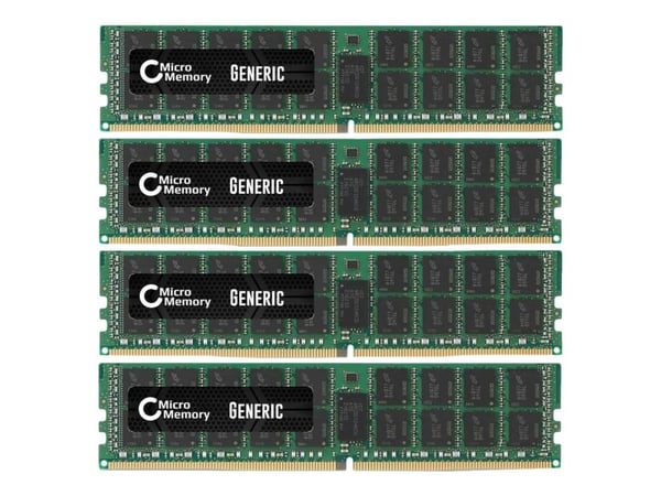 CoreParts - DDR4 - sett - 64 GB: 4 x 16 GB - DIMM 288-pin - 2133 MHz / PC4-17000 - 1.2 V - registrert med paritet - ECC