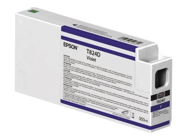 Epson T824D - 350 ml - violetti - alkuperäinen - blækpatron - SureColor SC-P6000, SC-P7000, SC-P7000, SC-P7000V, SC-P8000, SC-P9000, SC-P9000V - vä...
