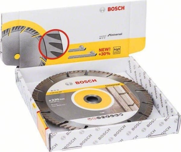 Bosch DIAMANTSKIVE STD UNIV 230X22,23MM 10STK 10STK