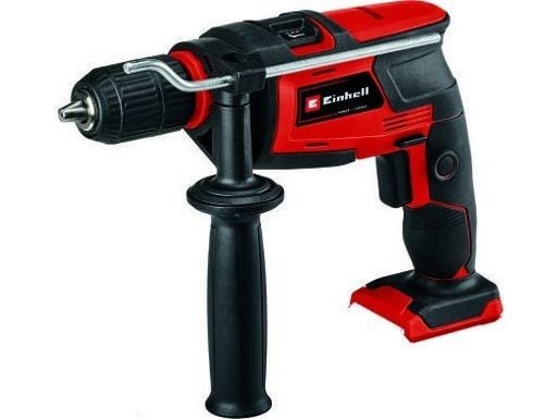 Einhell TC-ID 18 Li - Solo, Boremaskin med pistolgrep, Svart, Rød, 1,3 cm, 260 RPM, 2,5 cm, 1 cm - SOLO