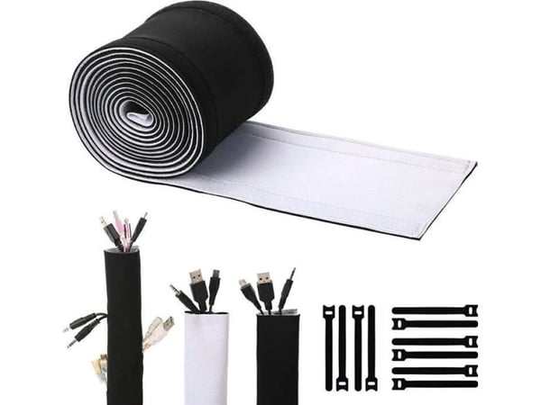 Kabelorganisator Aptel Otulina svart 1 stk (AG380F)