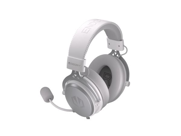 Endorfy VIRO Plus USB gaminghodesett (hvit, USB-A, 3,5 mm jack)
