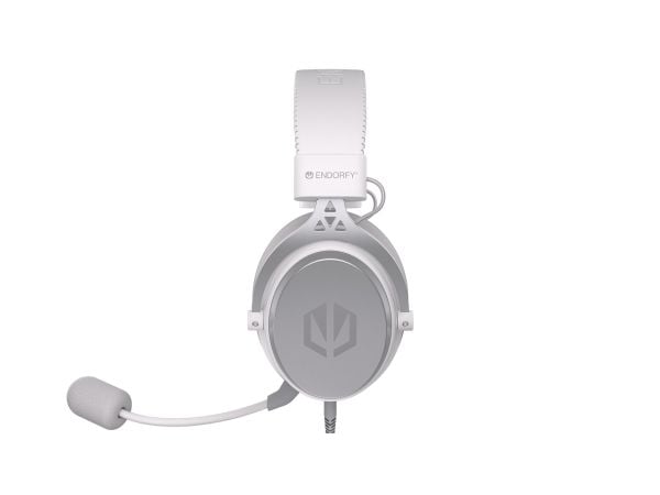 Endorfy VIRO Plus USB gaminghodesett (hvit, USB-A, 3,5 mm jack)